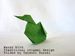 photo : origami Water bird / Traditional design / Folded by Tatsuto Suzuki